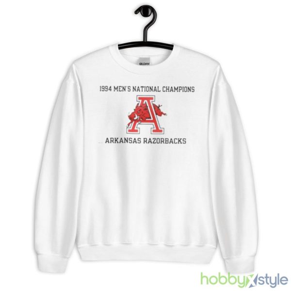 1994 National Champions Arkansas Razorbacks Shirt - 18000 Unisex Heavy Blend Crewneck Sweatshirt