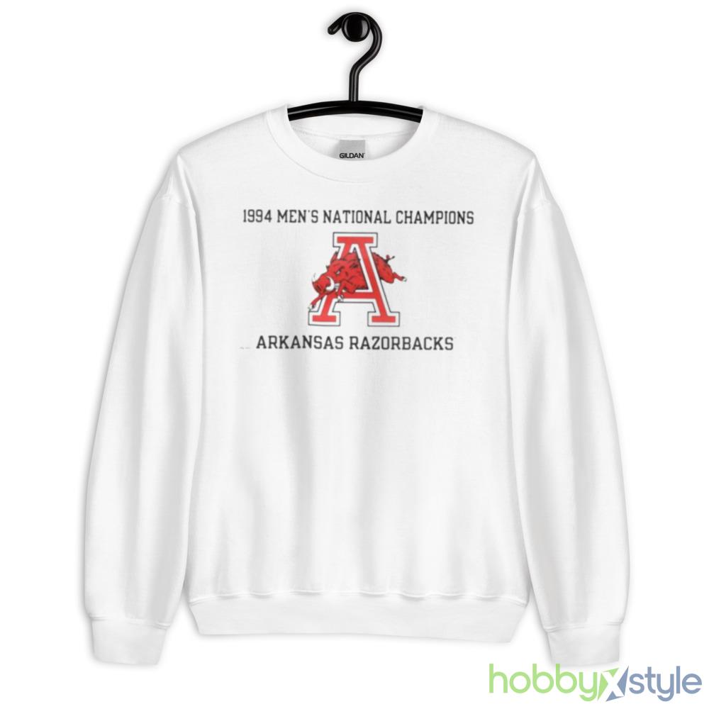 1994 National Champions Arkansas Razorbacks Shirt - 18000 Unisex Heavy Blend Crewneck Sweatshirt