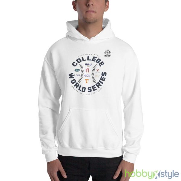 2023 NCAA Men’s College World Series Omaha Ne June 16 Shirt - 18500 Unisex Heavy Blend Hooded Sweatshirt