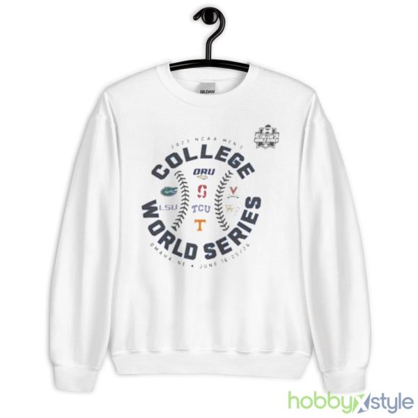 2023 NCAA Men’s College World Series Omaha Ne June 16 Shirt - 18000 Unisex Heavy Blend Crewneck Sweatshirt
