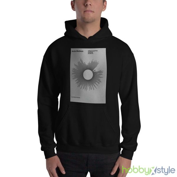 Arctic Monkeys Sheffield Event 2023 Poster Shirt - 18500 Unisex Heavy Blend Hooded Sweatshirt