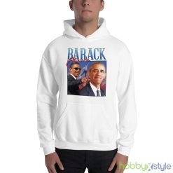 Barack Obama photo shirt - 18500 Unisex Heavy Blend Hooded Sweatshirt