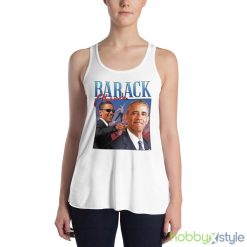 Barack Obama photo shirt - 8800 Women's Flowy Racerback Tank