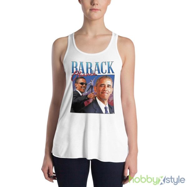 Barack Obama photo shirt - 8800 Women's Flowy Racerback Tank