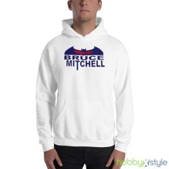Batman Bruce Mitchell 2023 Shirt - 18500 Unisex Heavy Blend Hooded Sweatshirt