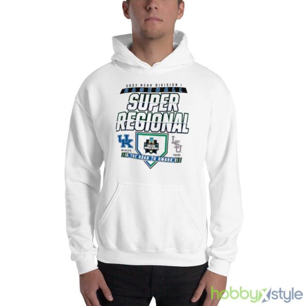 Baton rouge 2023 kentucky vs lsu ncaa di baseball super regional shirt - 18500 Unisex Heavy Blend Hooded Sweatshirt