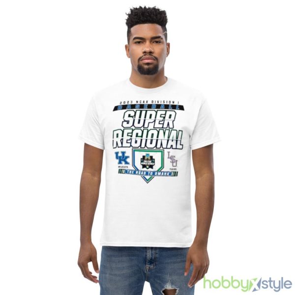 Baton rouge 2023 kentucky vs lsu ncaa di baseball super regional shirt - Men’s Classic Tee Gildan 5000