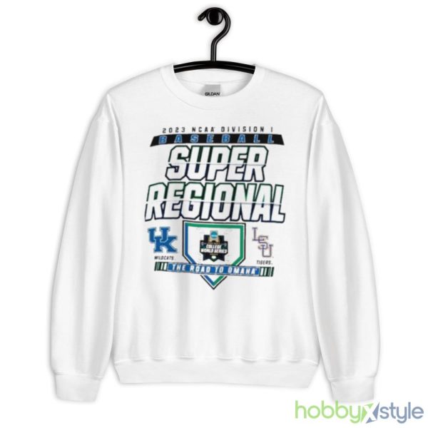 Baton rouge 2023 kentucky vs lsu ncaa di baseball super regional shirt - 18000 Unisex Heavy Blend Crewneck Sweatshirt