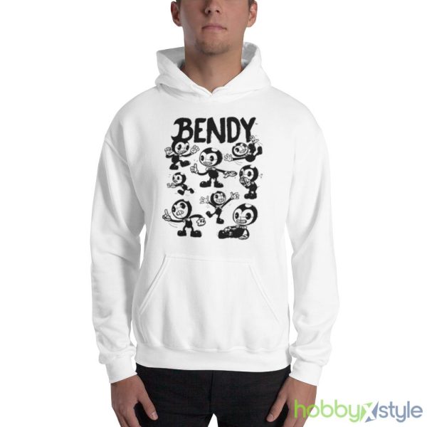 Bendy concept art shirt - 18500 Unisex Heavy Blend Hooded Sweatshirt