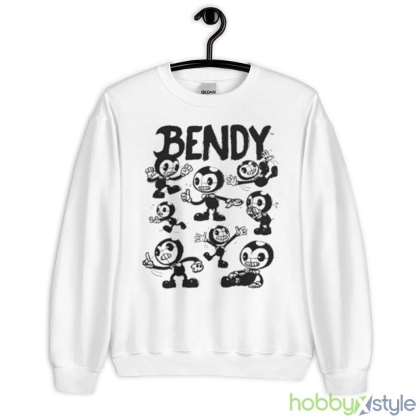 Bendy concept art shirt - 18000 Unisex Heavy Blend Crewneck Sweatshirt