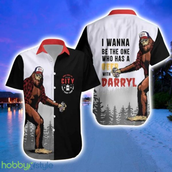 Bigfoot I Wanna Be The One Darry Hawaiian Gifts For Father Product Photo 1