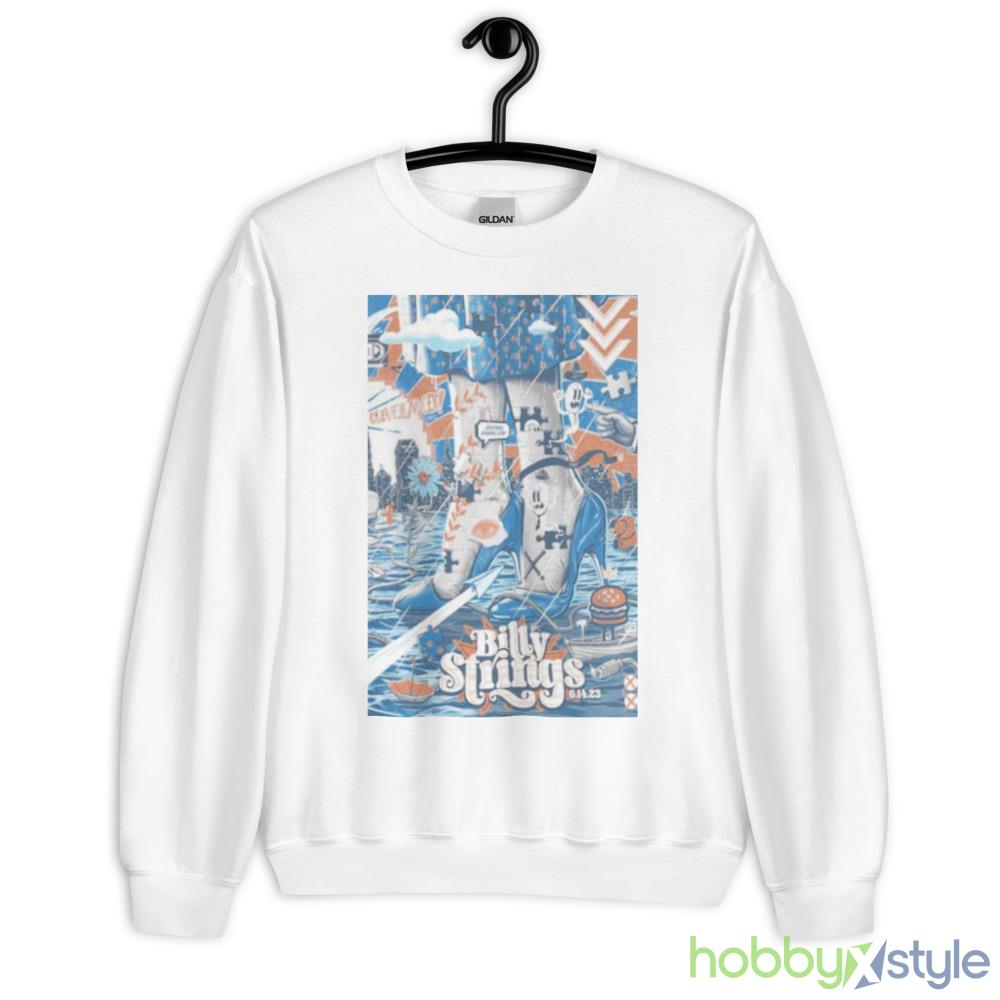 billy Strings Jacobs Pavilion Cleveland OH June 14 2023 Poster shirt - 18000 Unisex Heavy Blend Crewneck Sweatshirt