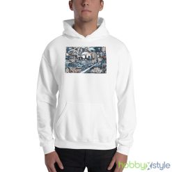 Billy Strings June 13+14 2023 Cleveland OH Landscape Shirt - 18500 Unisex Heavy Blend Hooded Sweatshirt