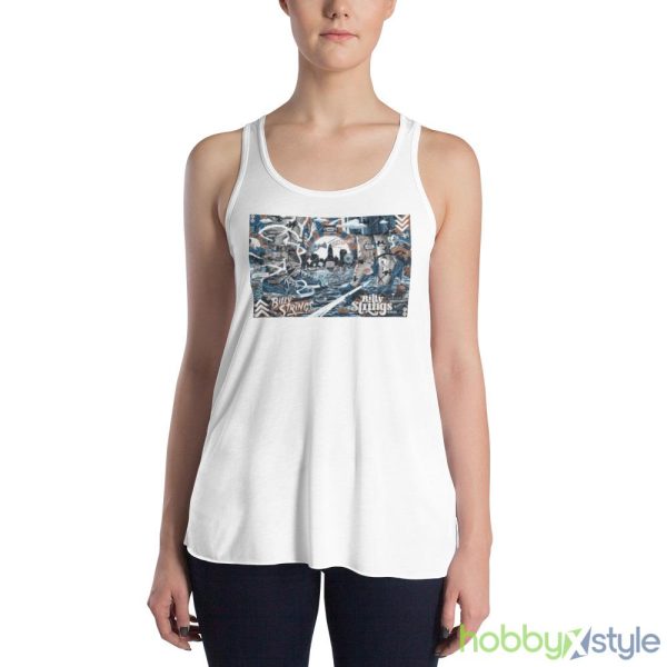Billy Strings June 13+14 2023 Cleveland OH Landscape Shirt - 8800 Women's Flowy Racerback Tank