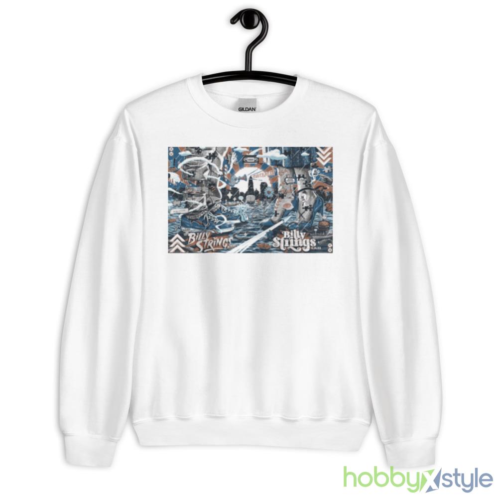 Billy Strings June 13+14 2023 Cleveland OH Landscape Shirt - 18000 Unisex Heavy Blend Crewneck Sweatshirt