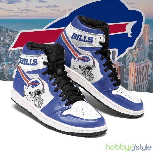 Buffalo Bills NFL Air Jordan High Top Shoes For Men And Women - Buffalo Bills NFL Fan’s Sport Shoes Air Sneakers