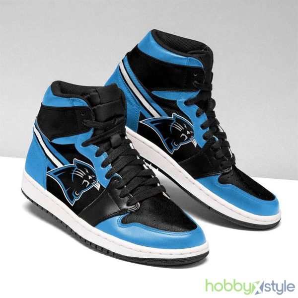 Carolina Panthers NFL Air Jordan High Top Shoes For Men And Women - Carolina Panthers NFL Air Sneakers