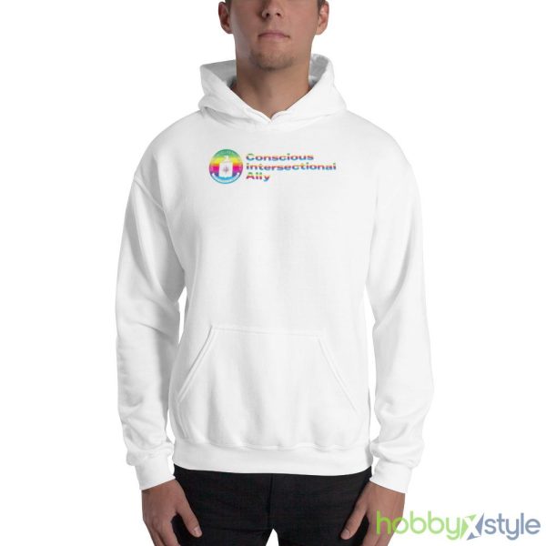 CIA Conscious Intersectional Ally shirt - 18500 Unisex Heavy Blend Hooded Sweatshirt