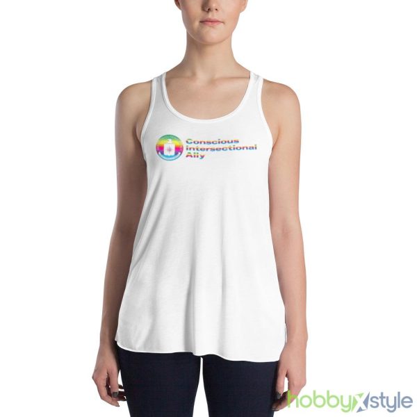 CIA Conscious Intersectional Ally shirt - 8800 Women's Flowy Racerback Tank