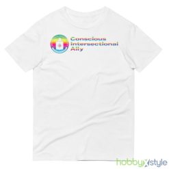 CIA Conscious Intersectional Ally shirt - 980 Lightweight Fashion Short Sleeve T-Shirt