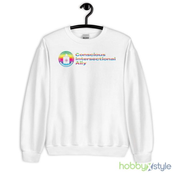 CIA Conscious Intersectional Ally shirt - 18000 Unisex Heavy Blend Crewneck Sweatshirt