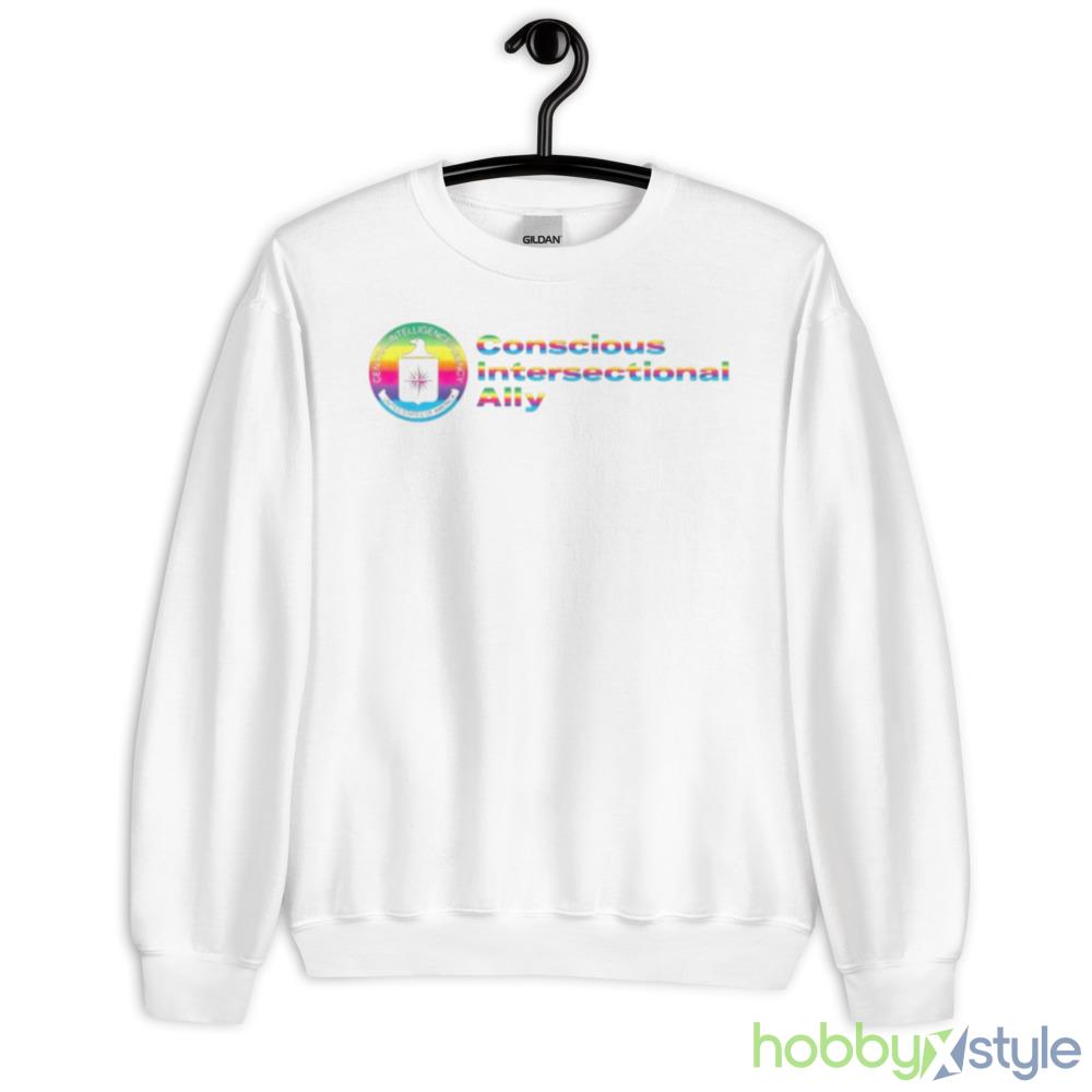 CIA Conscious Intersectional Ally shirt - 18000 Unisex Heavy Blend Crewneck Sweatshirt