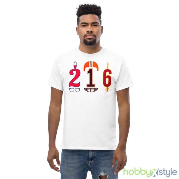 cleveland 216 area code shirt - Men’s Classic Tee Gildan 5000