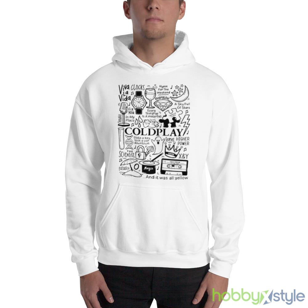 coldplay Band Music Of The Spheres Tour shirt - 18500 Unisex Heavy Blend Hooded Sweatshirt