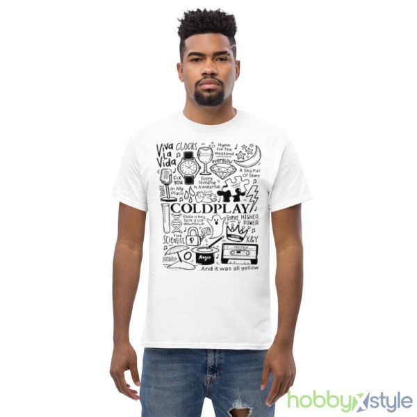coldplay Band Music Of The Spheres Tour shirt - Men’s Classic Tee Gildan 5000