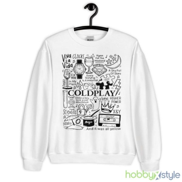 coldplay Band Music Of The Spheres Tour shirt - 18000 Unisex Heavy Blend Crewneck Sweatshirt