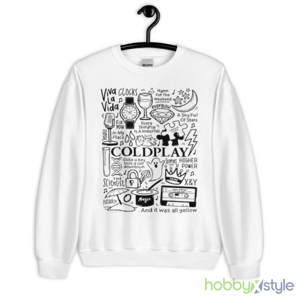 coldplay Band Music Of The Spheres Tour shirt - 18000 Unisex Heavy Blend Crewneck Sweatshirt