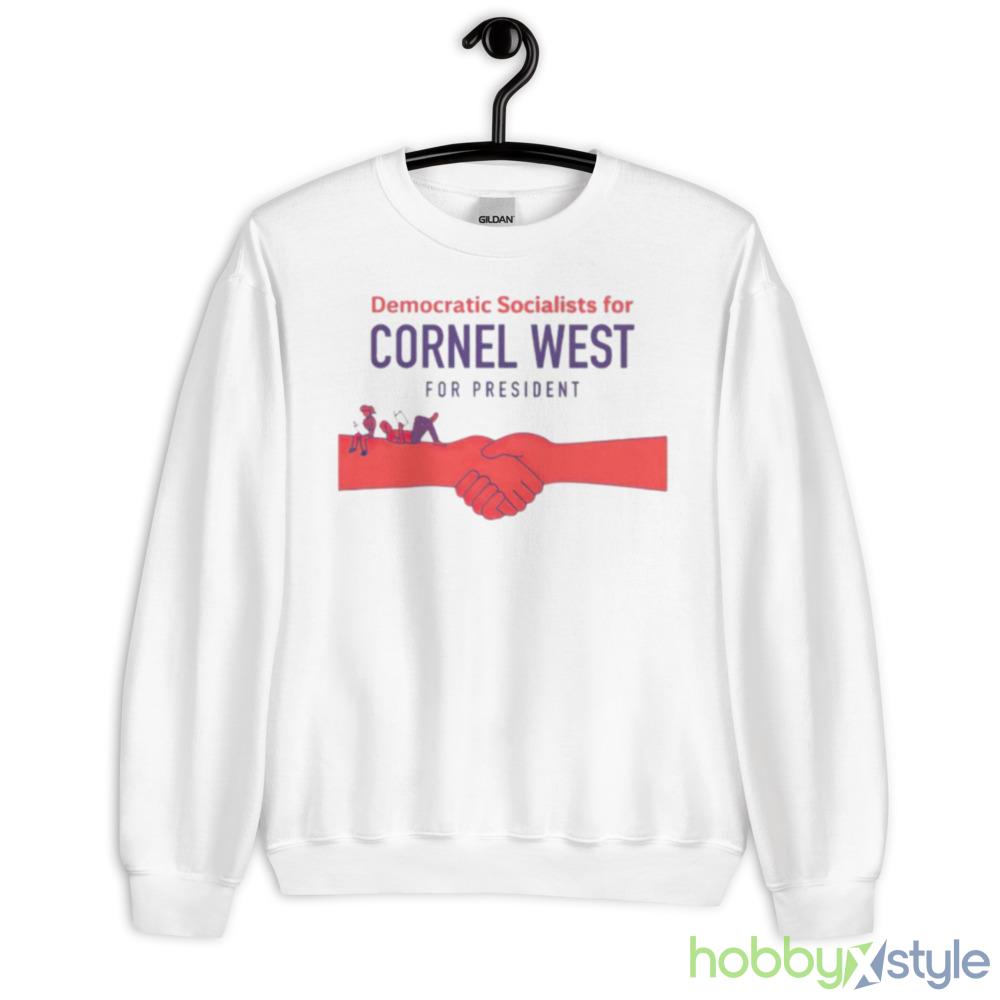 Democratic Socialists For Cornel West For President Shirt - 18000 Unisex Heavy Blend Crewneck Sweatshirt