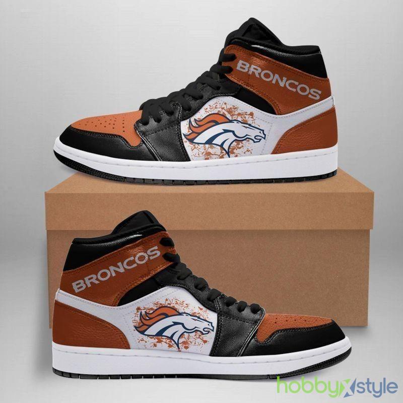 Denver Broncos NFL 3 Air Jordan High Top Shoes For Men And Women - Denver Broncos NFL Fan’s Sport Shoes Air Sneakers For Men And Women