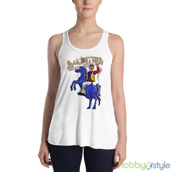 Denver Nikola Jokic In The Best West Shirt - 8800 Women's Flowy Racerback Tank