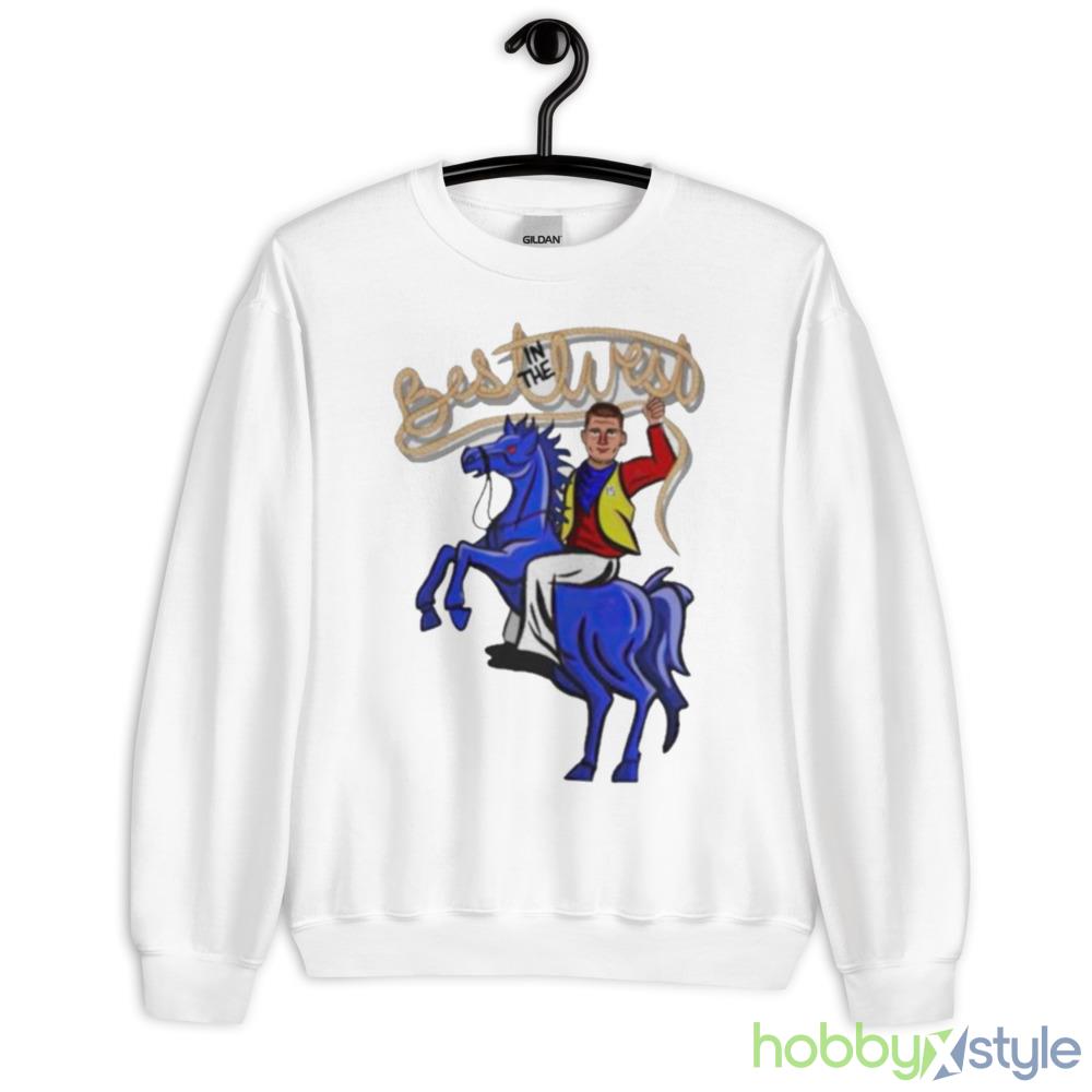 Denver Nikola Jokic In The Best West Shirt - 18000 Unisex Heavy Blend Crewneck Sweatshirt