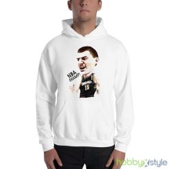 Denver Nuggets Nikola Jokic Nba Champs Finals Mvp Art Shirt - 18500 Unisex Heavy Blend Hooded Sweatshirt