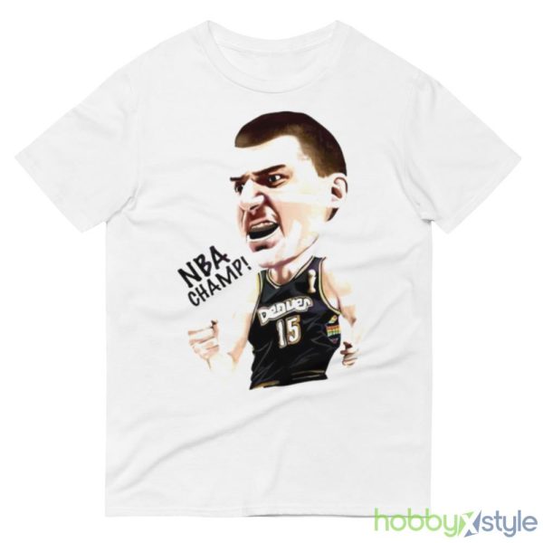 Denver Nuggets Nikola Jokic Nba Champs Finals Mvp Art Shirt - 980 Lightweight Fashion Short Sleeve T-Shirt