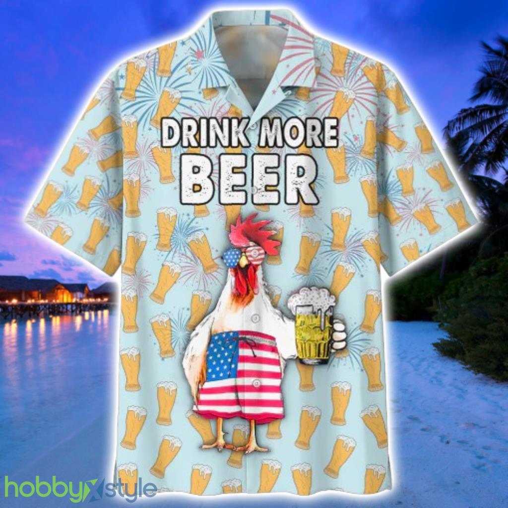 Drink More Beer Hawaiian Shirtgifts For Husband Product Photo 1