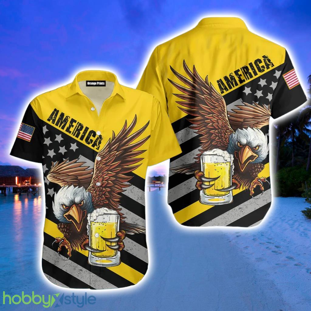 Eagle America Beer Hawaiian Shirt For Men And Women Product Photo 1