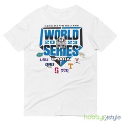 Eight Teams NCAA Men’s Baseball College World Series 2023 Shirt - 980 Lightweight Fashion Short Sleeve T-Shirt