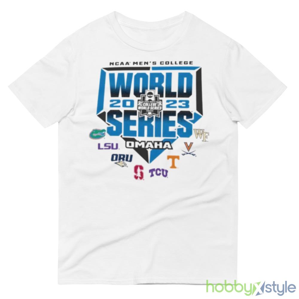 Eight Teams NCAA Men’s Baseball College World Series 2023 Shirt - 980 Lightweight Fashion Short Sleeve T-Shirt