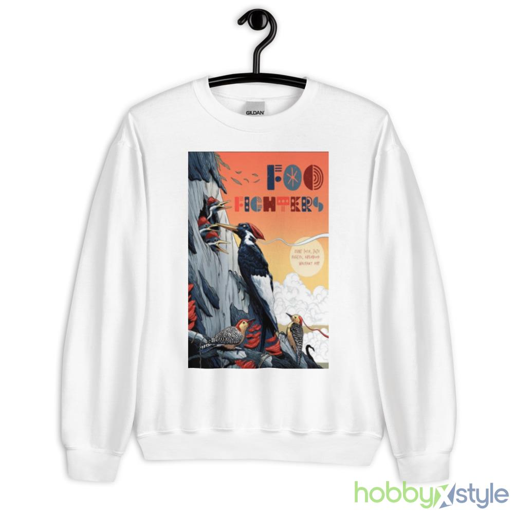 Foo Fighters June 14 2023 Rogers AR Poster Shirt - 18000 Unisex Heavy Blend Crewneck Sweatshirt