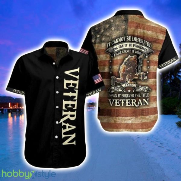 Forever The Title Veteran Hawaiian Shirt Product Photo 1