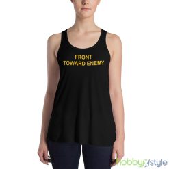 Front toward enemy Design Shirt - 8800 Women's Flowy Racerback Tank