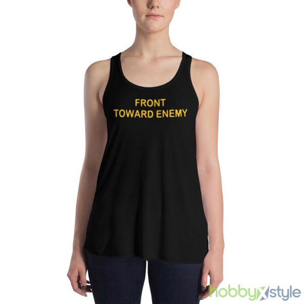 Front toward enemy Design Shirt - 8800 Women's Flowy Racerback Tank