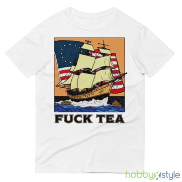 Fuck tea boat White T Shirt Mockup - 980 Lightweight Fashion Short Sleeve T-Shirt