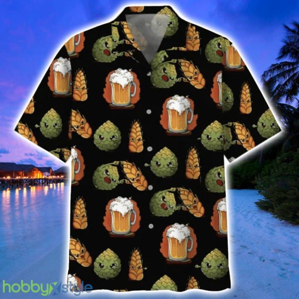 Funny Hops And Barley Made Aloha Hawaiian Gifts For Father Product Photo 1