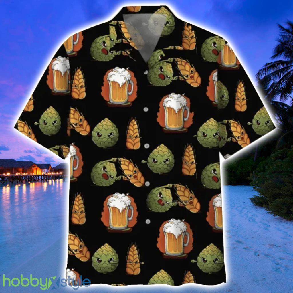 Funny Hops And Barley Made Aloha Hawaiian Gifts For Father Product Photo 1