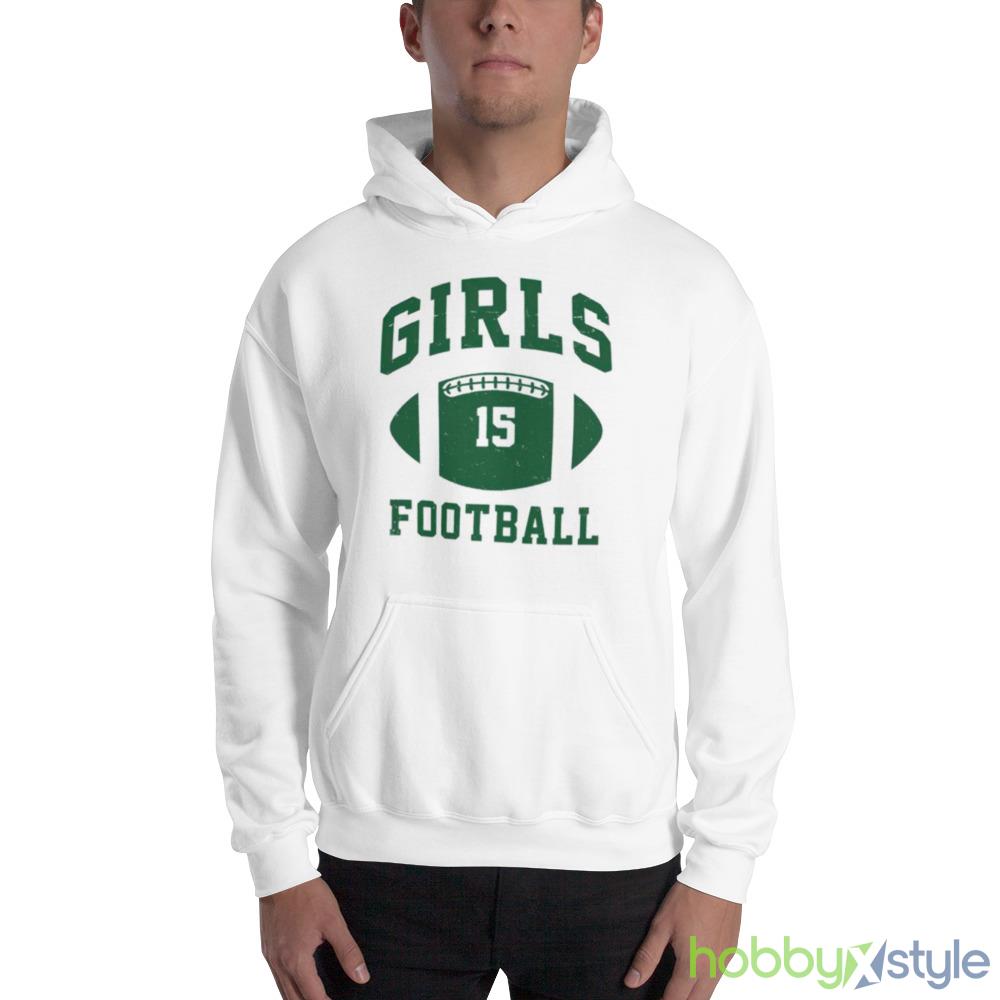 Girls football #15 shirt - 18500 Unisex Heavy Blend Hooded Sweatshirt