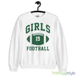 Girls football #15 shirt - 18000 Unisex Heavy Blend Crewneck Sweatshirt